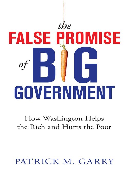 Title details for The False Promise of Big Government by Patrick M. Garry - Wait list